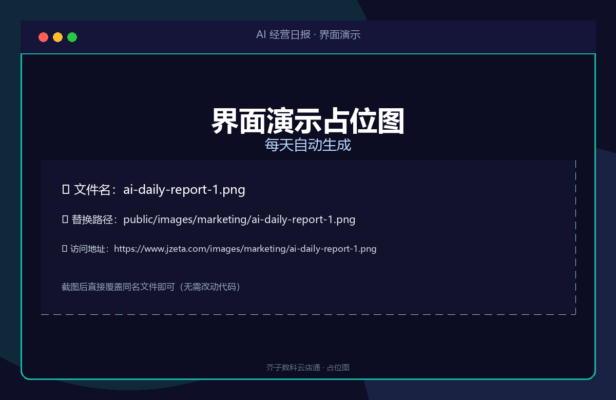 每天自动生成