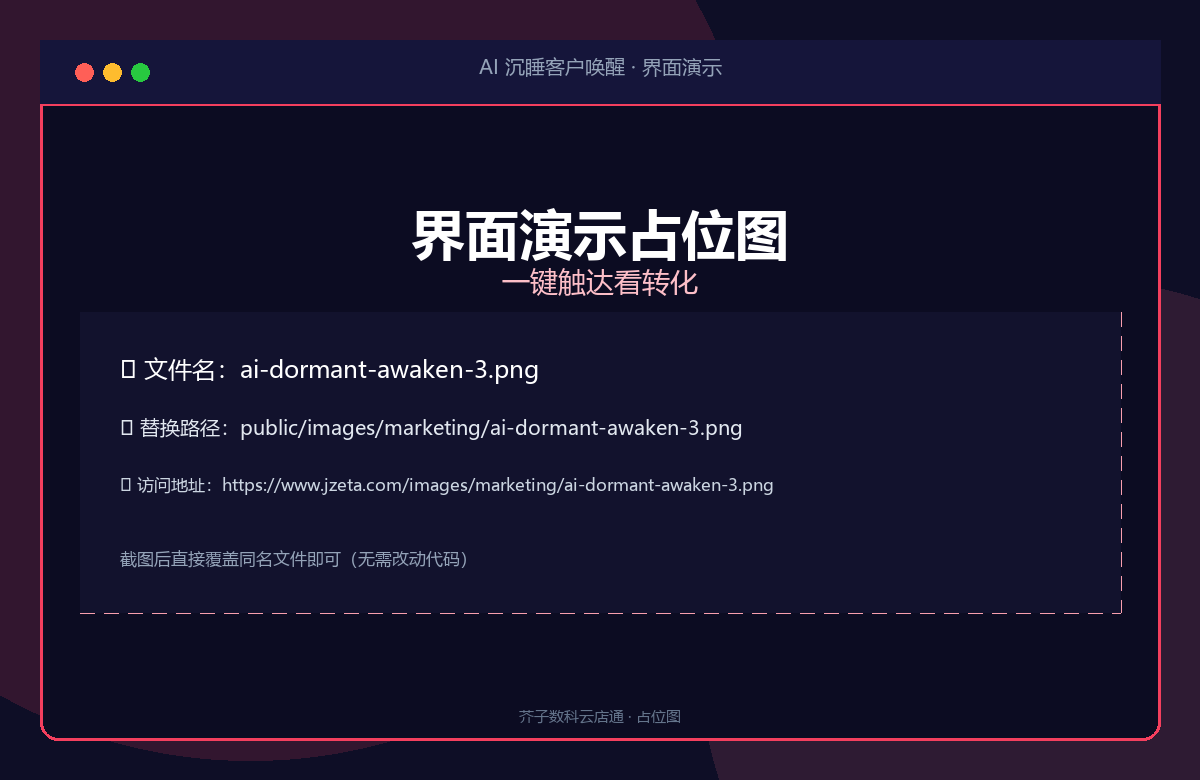 一键触达看转化